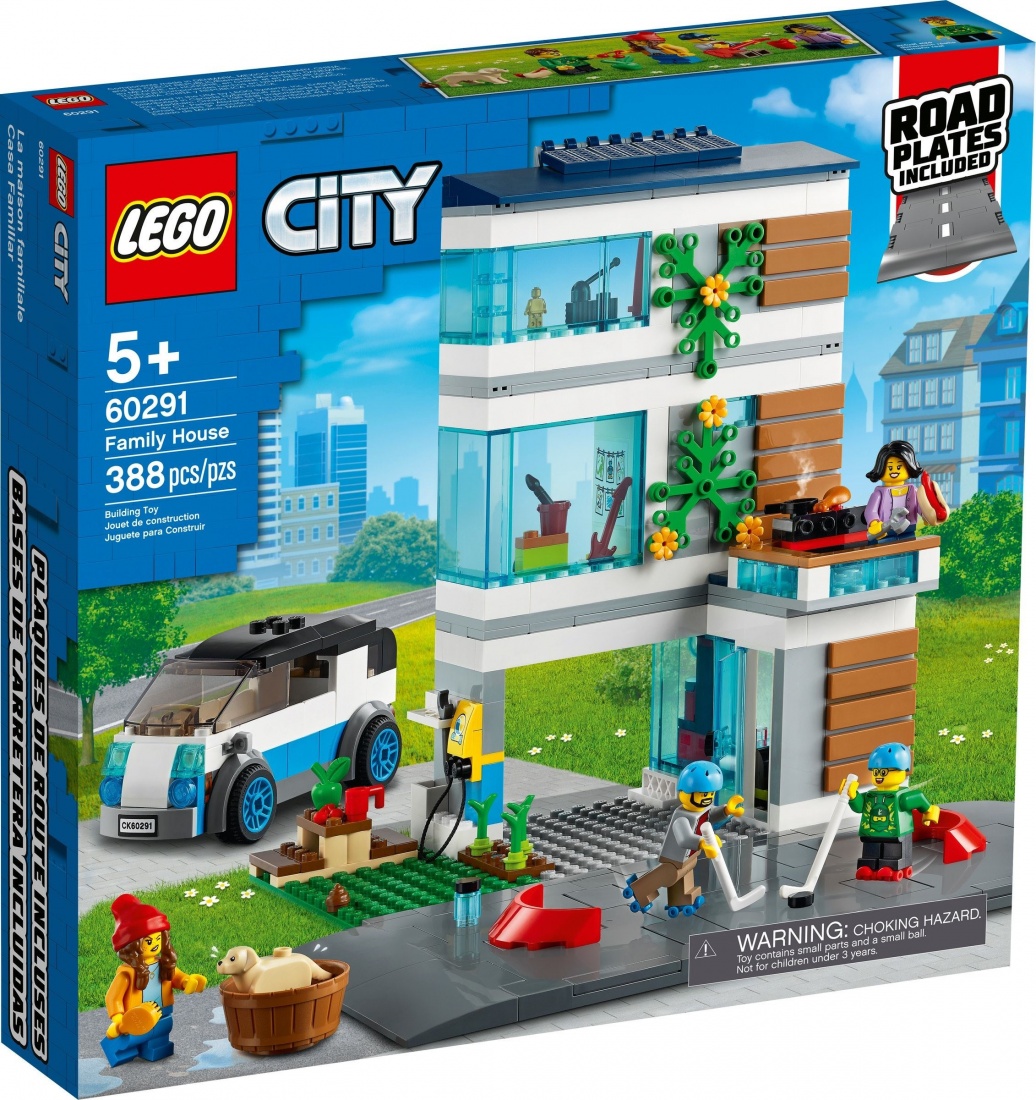 60291 Современный дом для семьи Lego City в Минске по доступным ценам - Мир  кубиков