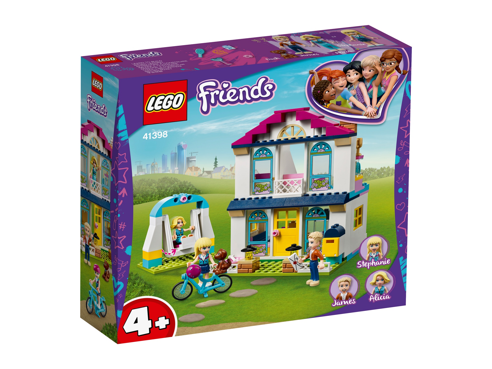 41398 Дом Стефани (4+) Lego Friends в Минске по доступным ценам - Мир  кубиков