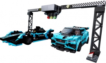 76898 Formula E Panasonic Jaguar Racing GEN2 car & Jaguar I-PACE eTROPHY Lego Speed Champion