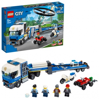 60244 Полицейский вертолётный транспорт Lego City