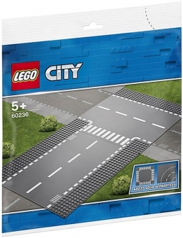 60236 Прямой и Т-образный перекрёсток Lego City